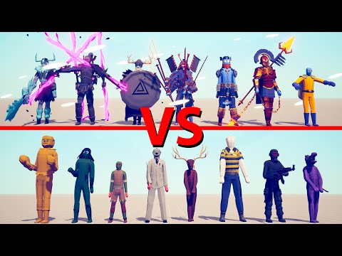 HIDDEN Team vs SCP Team - Totally Accurate Battle Simulator TABS