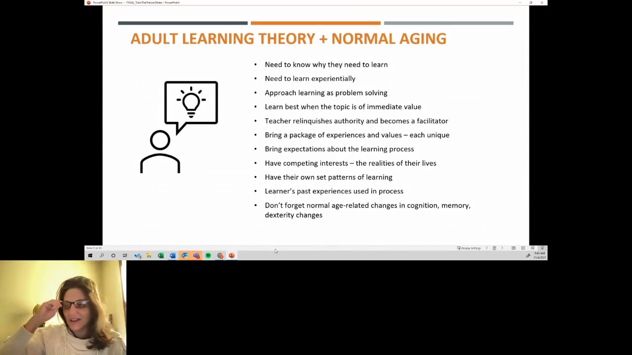 Train the Trainer Session – Adult Learning Skills