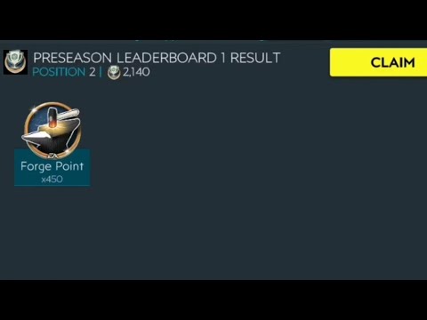 I Finished 2nd Place On The Pre Season Leaderboard 1!! | FIFA MOBILE 20