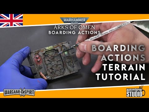 Wargame Spirit Studio - Tutorial to create Boarding Actions Terrain [EN]