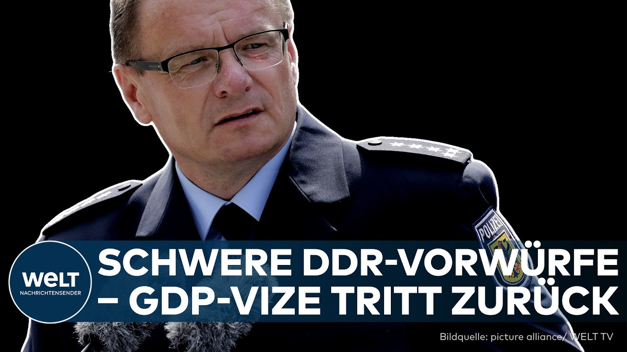DEUTSCHLAND: GdP-Vize Sven Hüber tritt zurück – Schwere DDR-Vorwürfe belasten Gewerkschaft