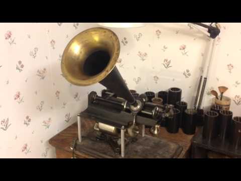 edison cylinder acoustic recording / 100 rpm