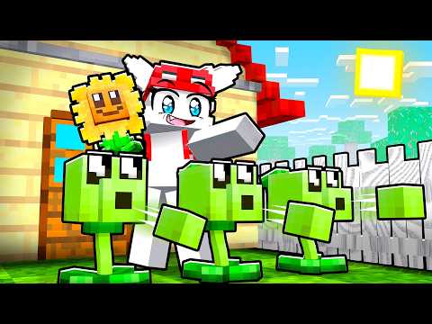 PLANTAS vs ZOMBIES en MINECRAFT!
