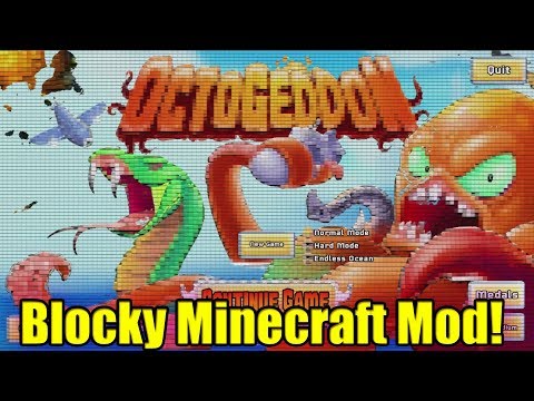 MINECRAFT MOD | Octogeddon Modded | Everything's Made of Blocks!!