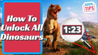 Jurassic World Evolution 2 - How To Unlock All Dinosaurs