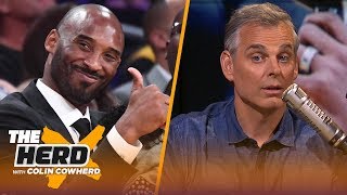 Colin Cowherd believes Kobe is the perfect fit to replace Magic as Lakers president | NBA | THE HERD