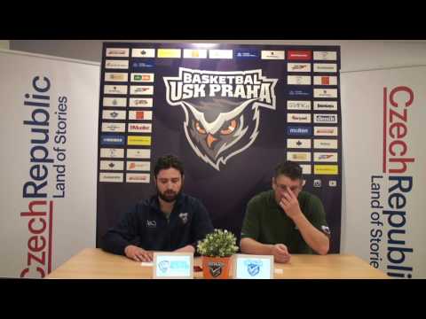 EYBL press conference: USK Prague - MBA Prievidza