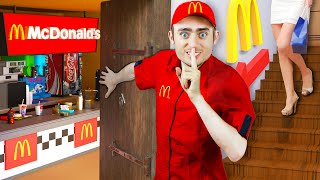 I Built a SECRET McDonald's in My Basement!
