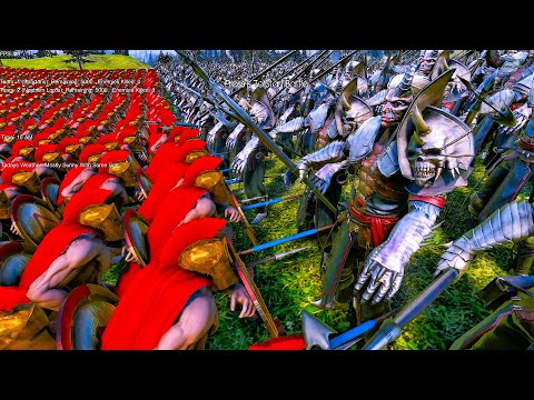 5K Spartans Vs 5000 Nephilim - Ultimate Epic Battle Simulator UEBS