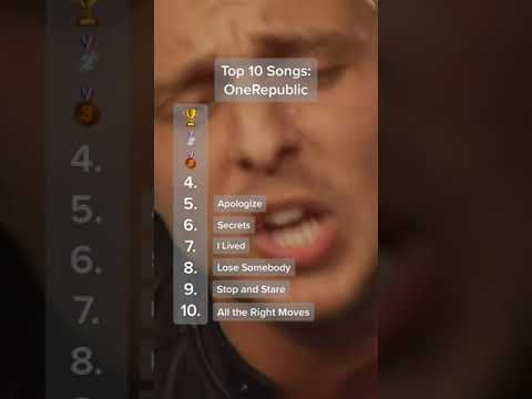 top 10 songs of one republic 🔥