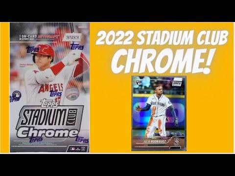 2022 Topps Stadium Club Chrome Hobby Box **Julio Rodriguez Rookies Cards Everywhere!! **