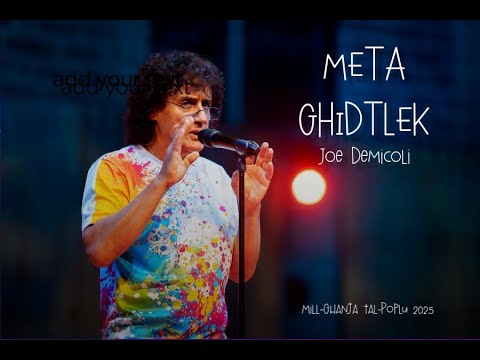 META GHIDTLEK - Joe Demicoli 2025