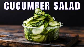 How To Make New York Deli Cucumber Salad