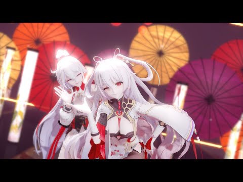 [Honkai impact 3rd MMD] Kiss Kitsune/キスキツネ (Theresa & Kiana)