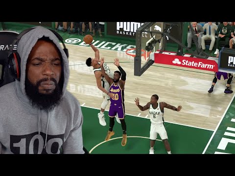 This Game Is Glitched & Scripted! Lakers vs Bucks Playoffs! NBA 2K20 Mycareer Ep 43