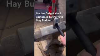 What a ring!!! #harborfreight #joeco #anvil #blacksmithing