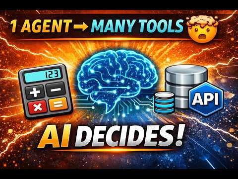 Multi-Tool AI Agent with LangChain | Let AI Choose the Right Tool (No If-Else)