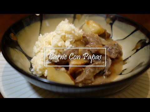 How to cook Carne Con Papas (Meat and Potatoes) / What's In The Fridge