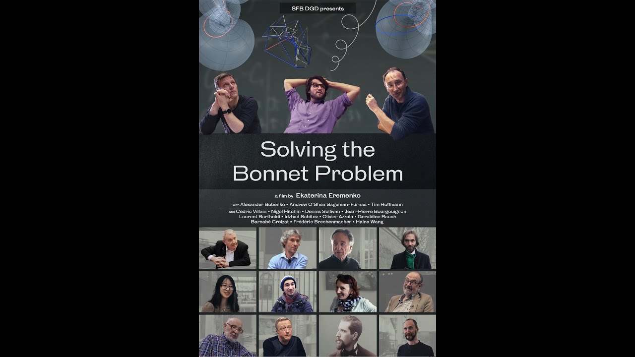 Miniature de la vidéo Solving the Bonnet problem. A hands-on adventure In 17 chapters- trailer du film Solving the Bonnet Problem