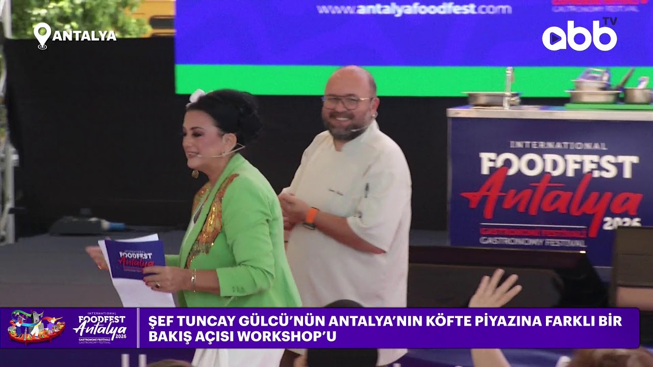 ŞEF TUNCAY GÜLCÜ’NÜN ANTALYA’NIN KÖFTE PİYAZINA FARKLI BİR BAKIŞ AÇISI WORKSHOP’U