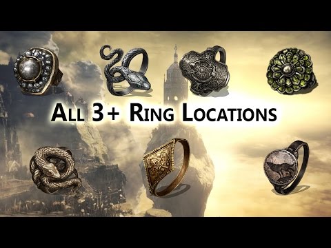 All Plus 3 Ring Locations Ringed City DLC - Dark Souls 3