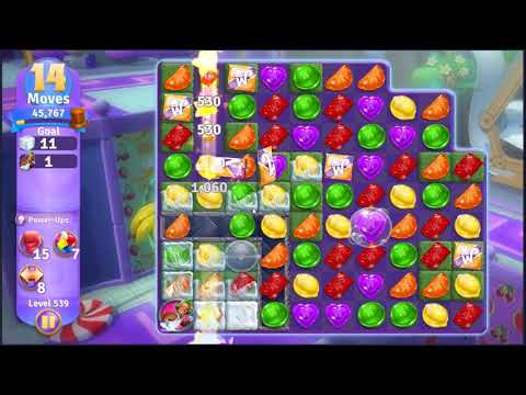 Wonka's World of Candy Level 539 - NO BOOSTERS + FULL STORY 🍫 | SKILLGAMING ✔️