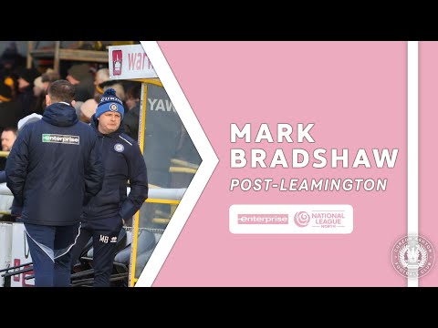 Reaction | Mark Bradshaw vs Leamington | Enterprise National League North