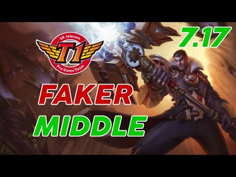 SKT T1 Faker Jayce Mid Patch 7.17