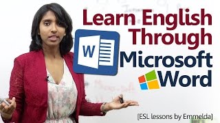 Learn English through 'Microsoft Word' - English Lessons by Emmelda