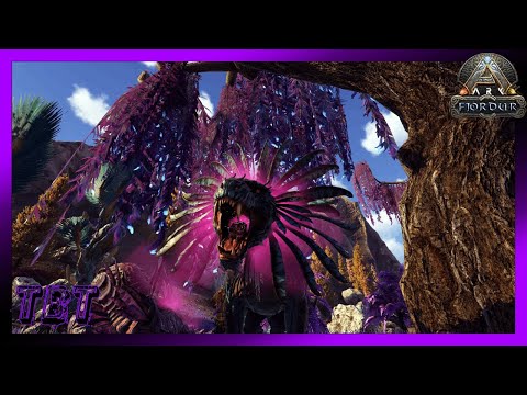 Taming Gorgeous Shadowmanes!  ARK Fjordur Let's Play Ep. 46