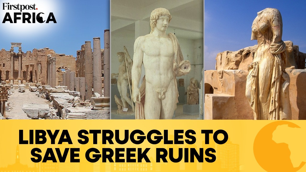Libyans Fight ISIS & Nature to Try and Save Ancient Greek Ruins of Cyrenaica | Firstpost Africa