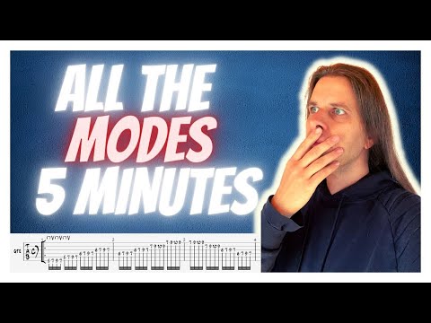 HOW TO: MODES OF THE MAJOR SCALE | GUITAR TUTORIAL PLAY ALONG