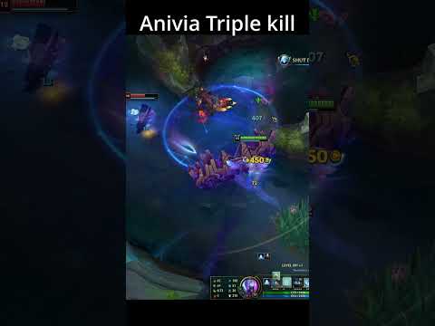 Anivia Triplekill on Baron #shorts #anivia #leagueoflegends