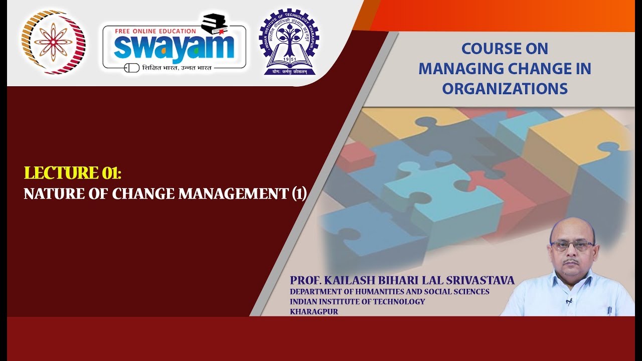Lecture 01 : Nature of Change Management (1)