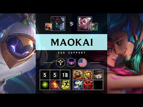 Maokai Support vs Rakan - NA Master Patch 25.13