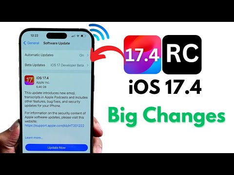 iOS 17.4 RC | iOS 17.4 RC Released -New Features and Changes In Hindi