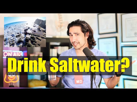 Drink Salt Water?  Doctor Explains What Happens. #health #beach #biology