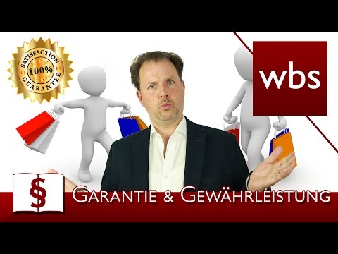 Jura Basics: Garantie vs. Gewährleistung | Rechtsanwalt Christian Solmecke