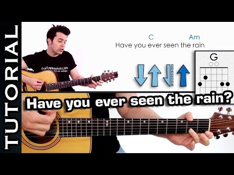 Aprende Have You Ever Seen The Rain? Como tocar en guitarra fácil