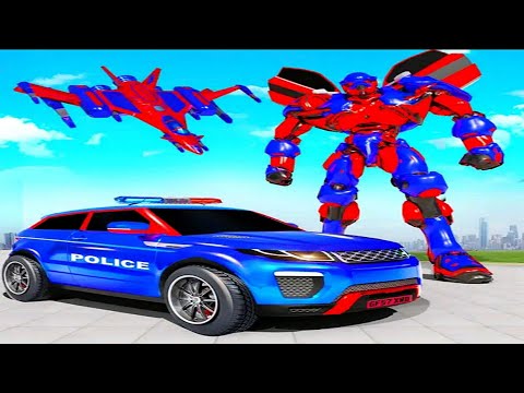 US Police Car Real Robot Transform: Robot Car Games - Android Gameplay
