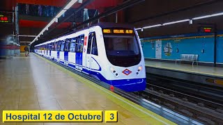 Hospital 12 de Octubre | Line 3 : Madrid metro ( Class 3000 )