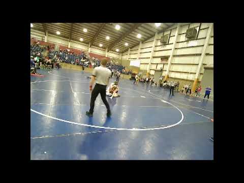 102 Lbs Champ. Round 1 - Rowdy Roybal, Cougars Wrestling Club Vs Kelby Harvey, St. Maries Wrestlin