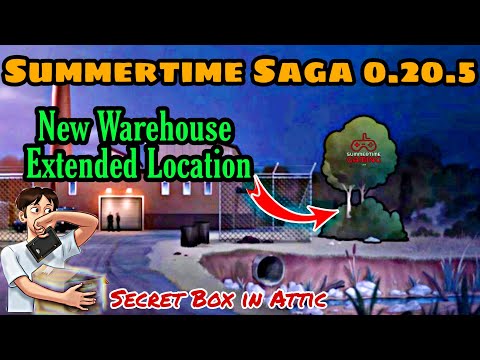 Summertime saga 0.20.5 Обновить | Новый склад с расширенным расположением и секретный ящик на чердаке