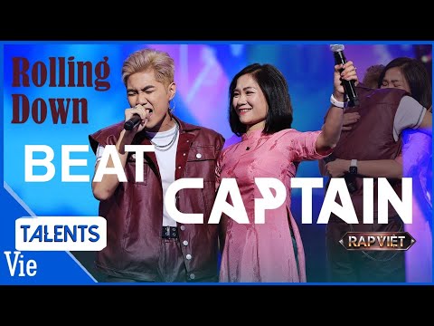 [Karaoke] Rolling Down | Captain | Masew Beat | Rap Việt Mùa 3