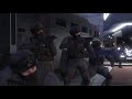GTA 5 Online Diamond Casino Heist NOOSE SWAT Cutscene Night