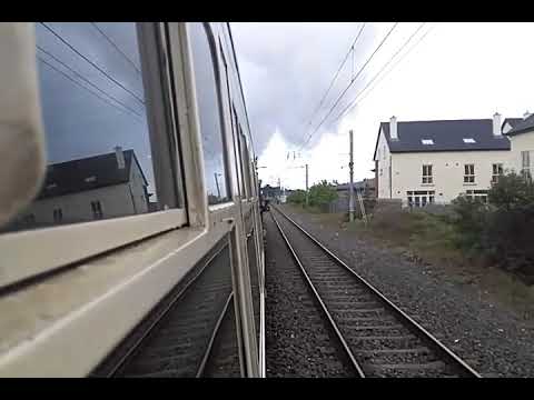 Rpsi steam train merlin NUM 85 to howth "Ireland"