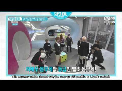 [Eng] 140829 Super Idol Chart Show - Lightest Male Idol (L.Joe's cut)