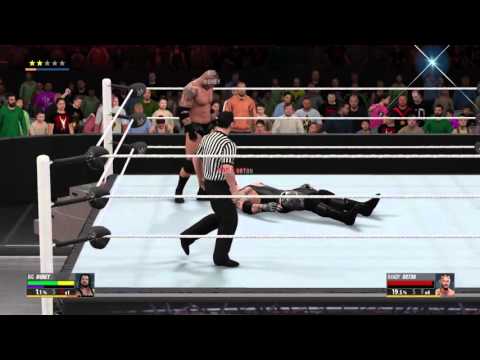 WWE 2K16 my career new rivalry