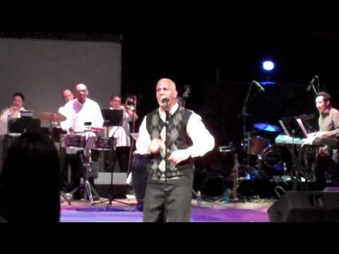 Luis Acosta Singing at the Haiti Benefit Concert