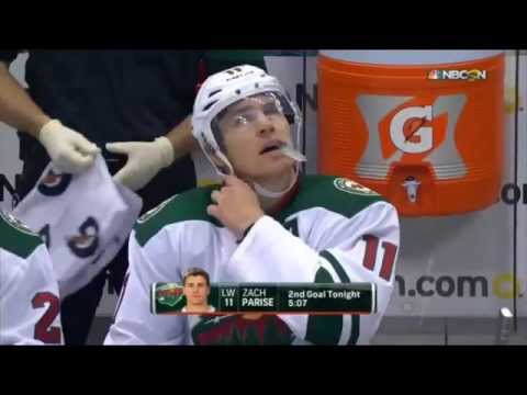 Minnesota Wild 4 Goals in 5:07 vs Colorado- Full Comeback (10/8/15)
